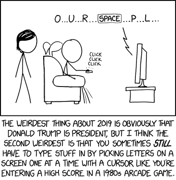 I like to think that somewhere out there, there's someone whose personal quest is lobbying TV providers to add an option to switch their on-screen keyboards to Dvorak.